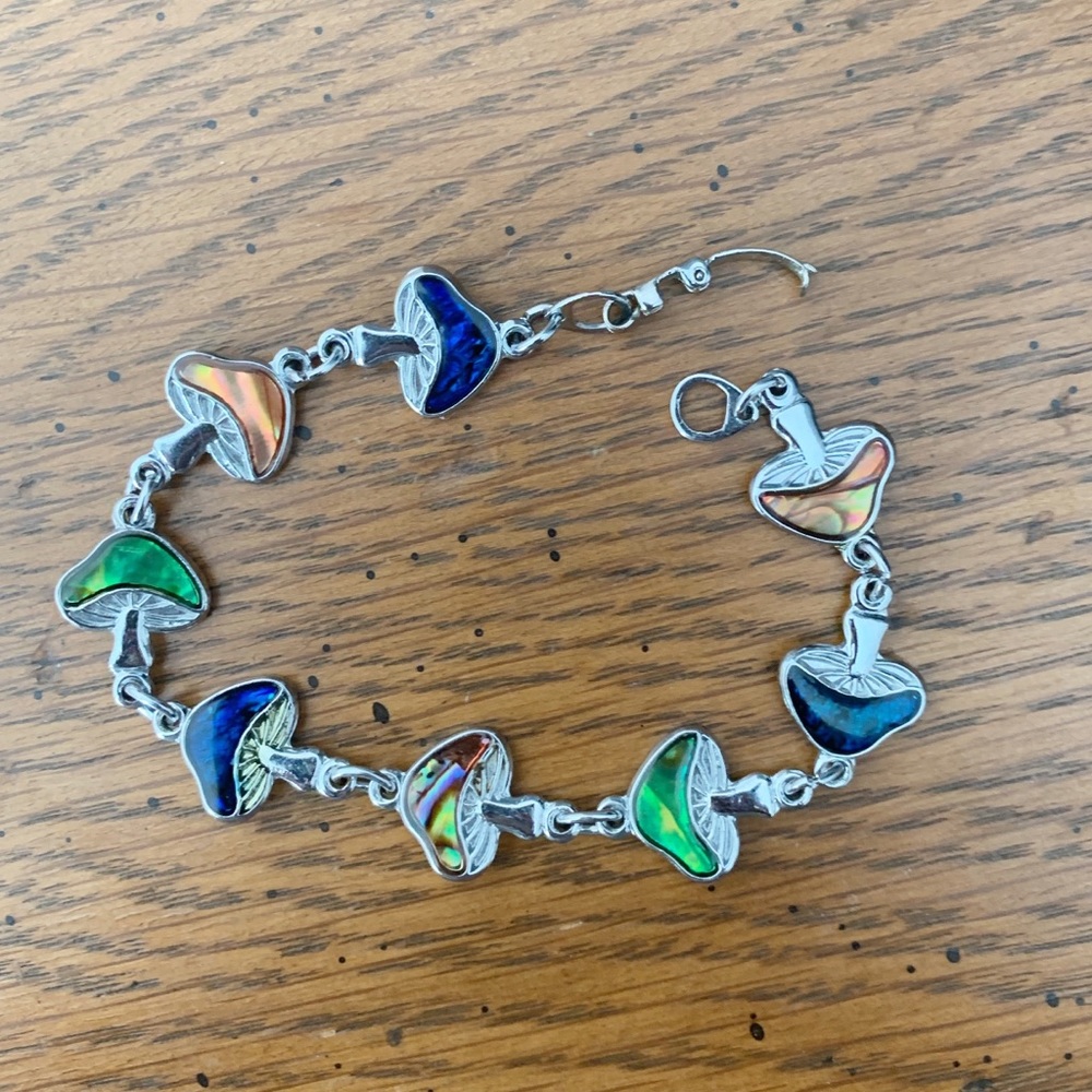 Vintage Mushroom Multicolor Bracelet 🍄
